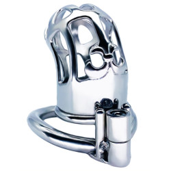 CockLock Cage de chasteté en métal Royal Steel 7 x 3cm